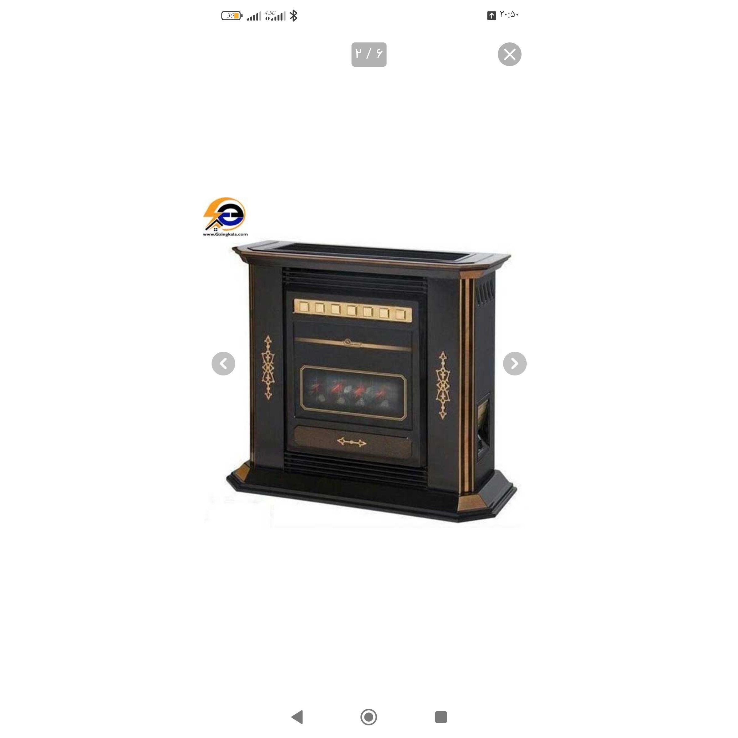 بخاری گازی ایران شرق مدل CH250 ظرفیت 25 هزار دودکش دارجدید