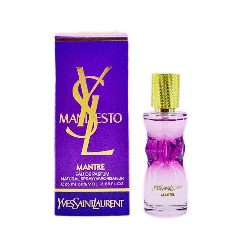 عطرجیبی زنانه مانتره مدل YVES SAINT LAURENT MANIFESTO حجم 25 میلی لیتر