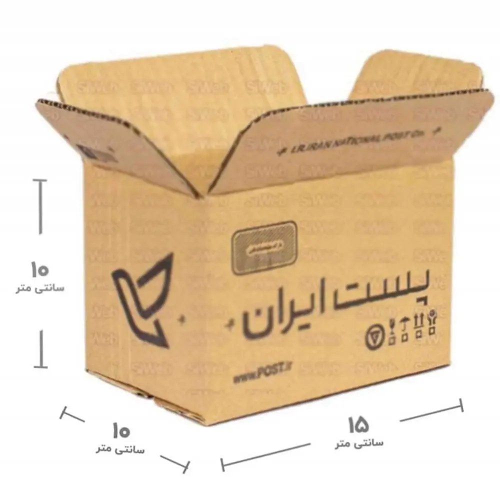 کارتن پستی سایز 1 بسته 40 عددی ابعاد (15 × 10 × 10) سانتجدید