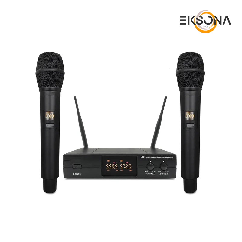میکروفن بی سیم دو کانال دستی مدل TW100