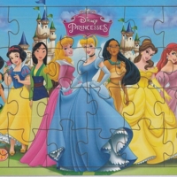 پازل چوبی-Princesses-پرنسس ها ابعاد 2029(پشت وایت بردی)جدید