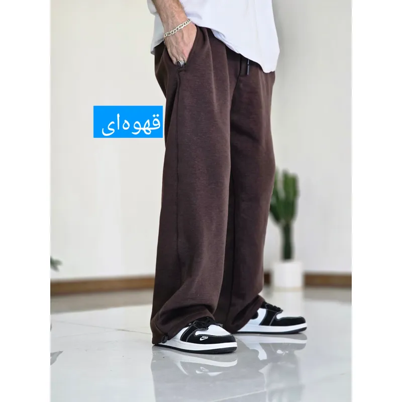 شلوار اسلش جاگر بگ دمپا گت دار دورس سه نخ سایز XXL و XXXL زنانه و مردانه