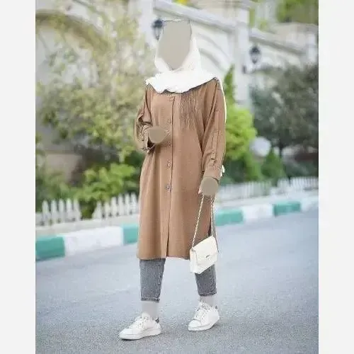 مانتو مدل ابروبادی دو سایزی مناسب تمام فصولجدید