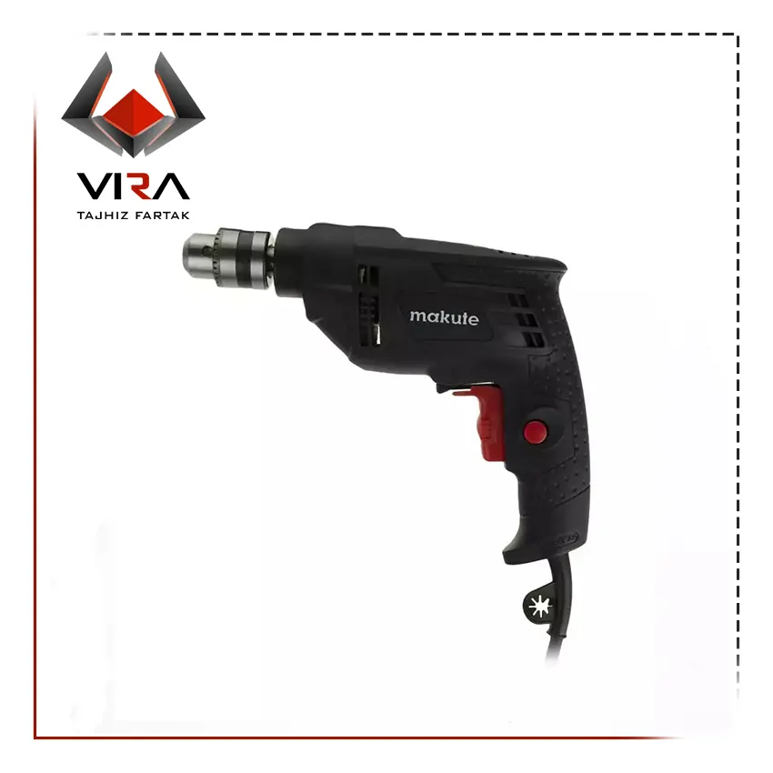 دریل 10 میلیمتر 450 وات صنعتی ماکوت کد ED010 (پس کرایه)