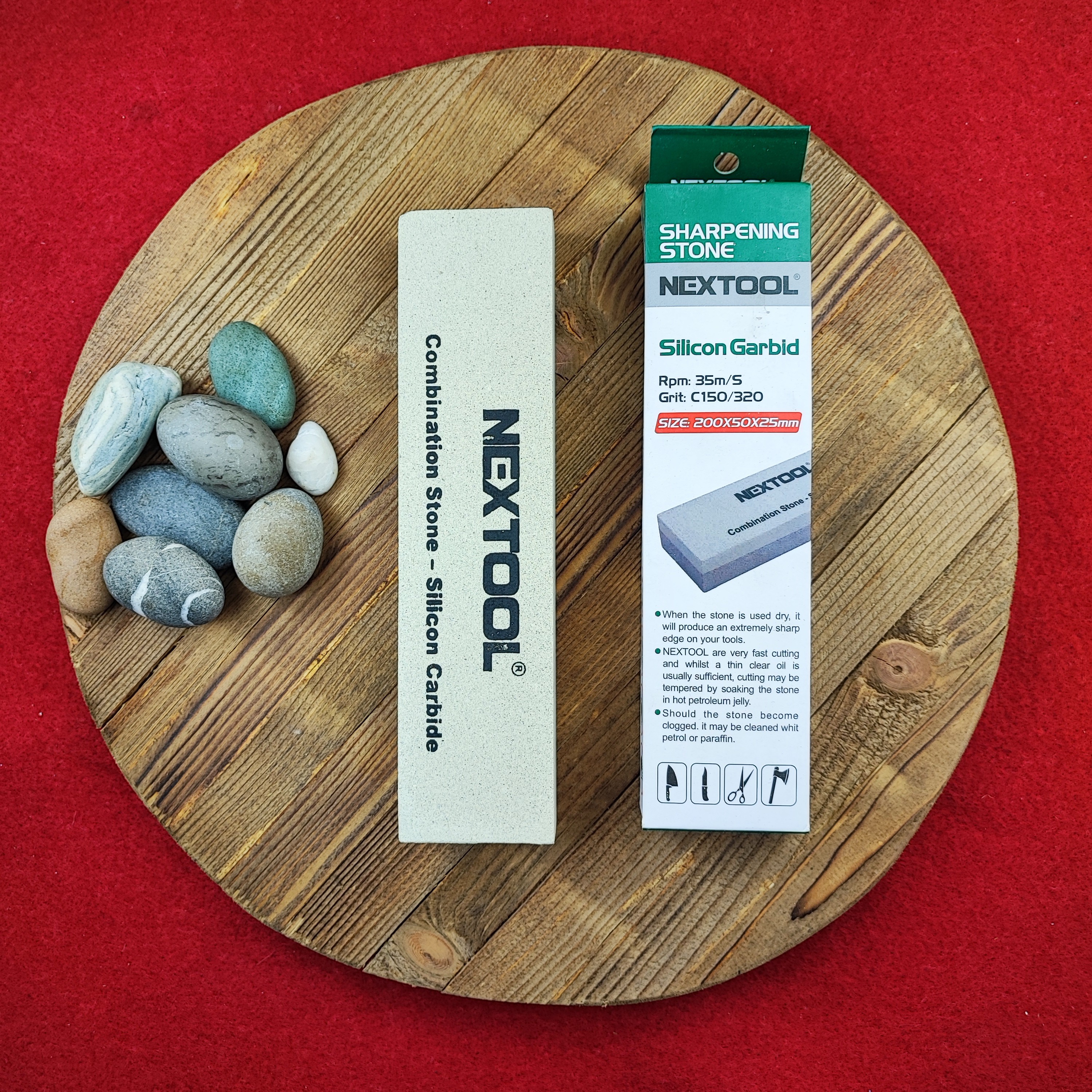 سنگ چاقو تیزکن دوطرفه نکس تول NEXTOOL مدل C150/320جدید