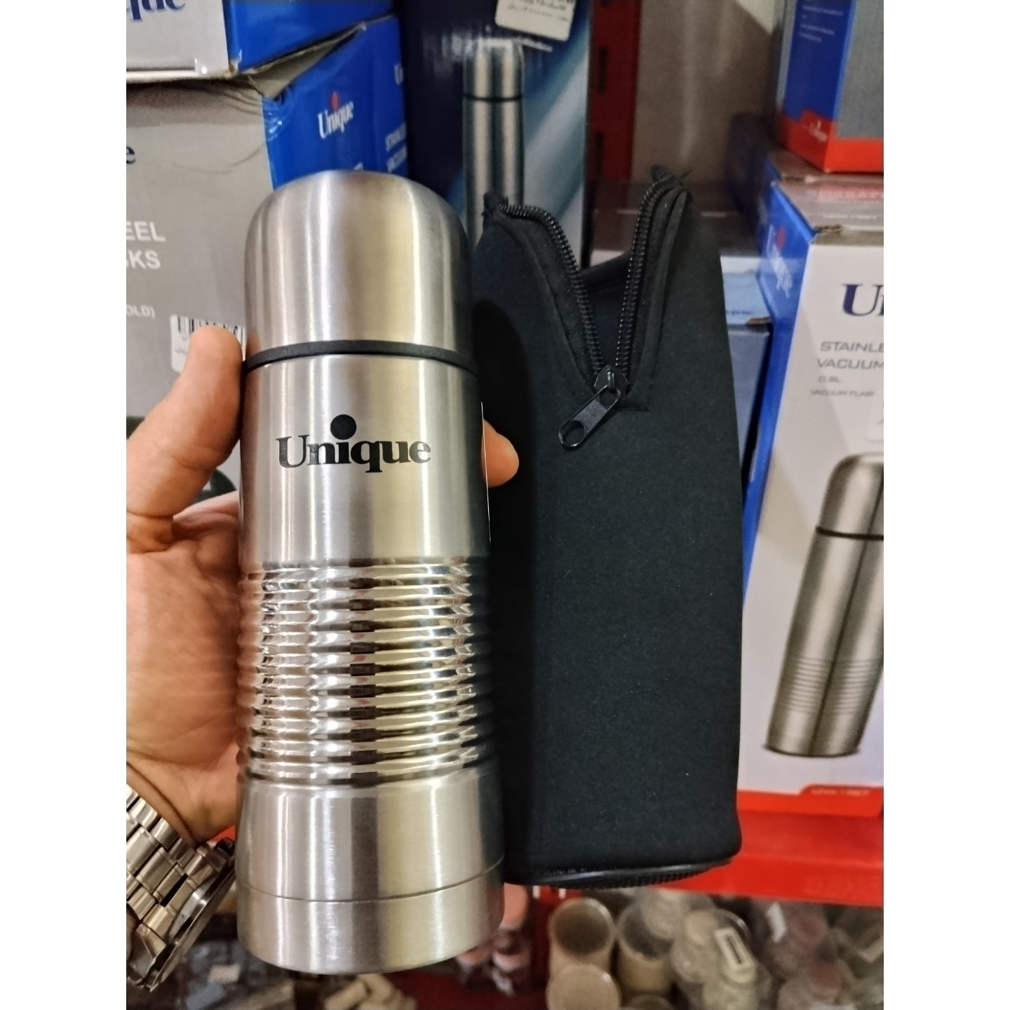 فلاسک استیل 0.35لیتر اصل یونیک کد 1846 جدید