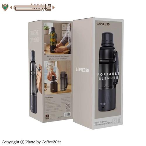 شیکر و مخلوط کن قابل حمل لپرسو جوولیکس 370 وات لپرسو Lepresso Juvelix - LPCFFJPB72BKجدید