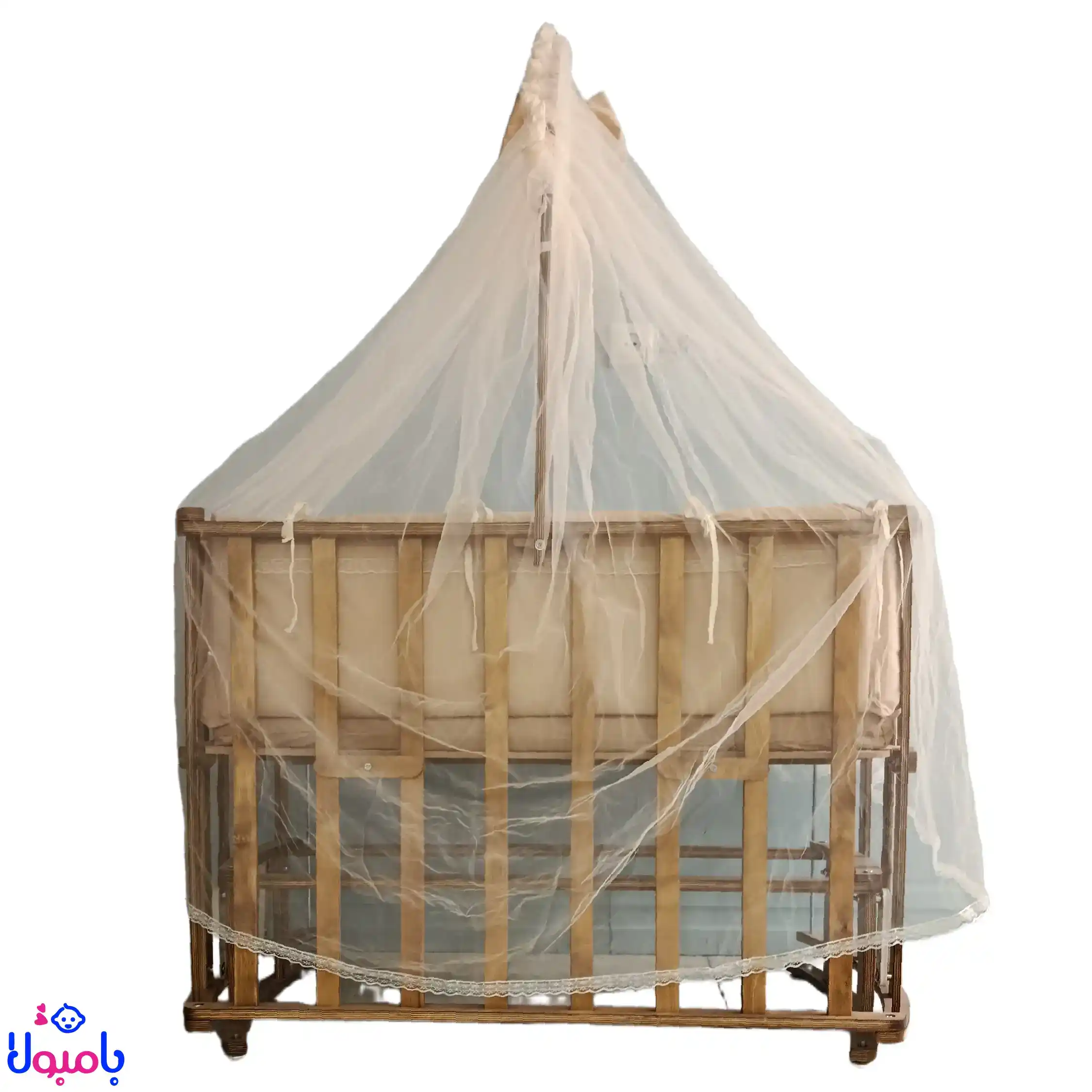 تخت کنار مادر تمام چوب بامبولا