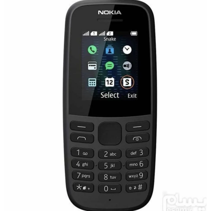 موبایل نوکیا 105ویتنامی رنگ مشکی (پسکرایه)جدید