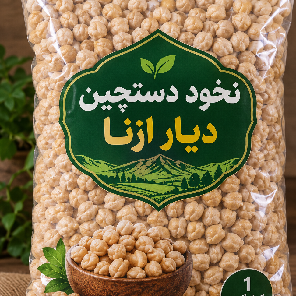 نخود دستچین امسالی لرستان (یک کیلویی) ارگانیک