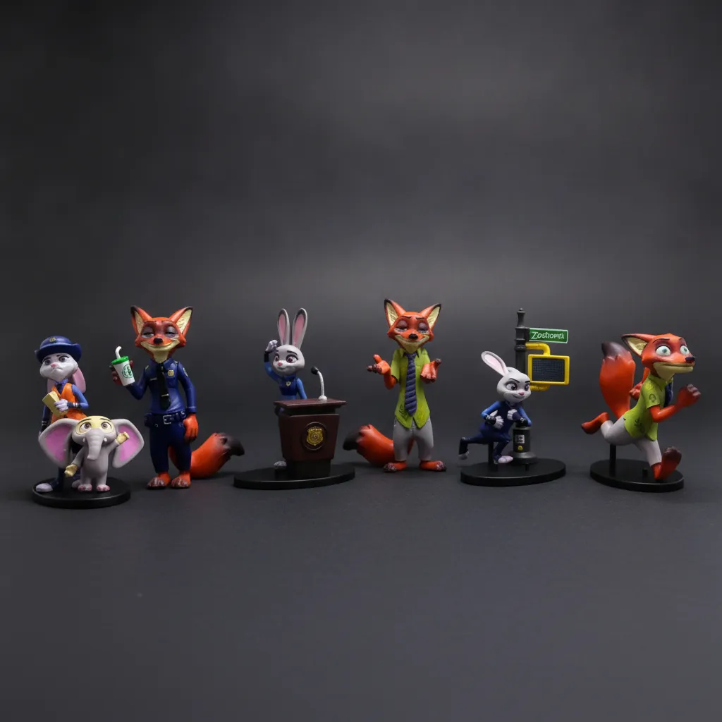 فیگور جودی هابس و نیک وایلد زوتوپیا (Zootopia)