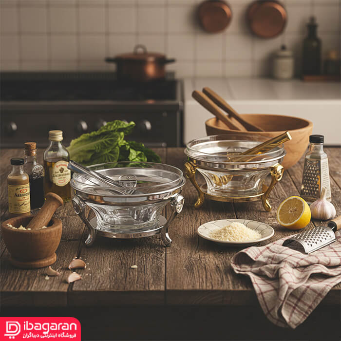 سوفله سالاد خوری سافینوکس حلقه نگین مدل SBM001