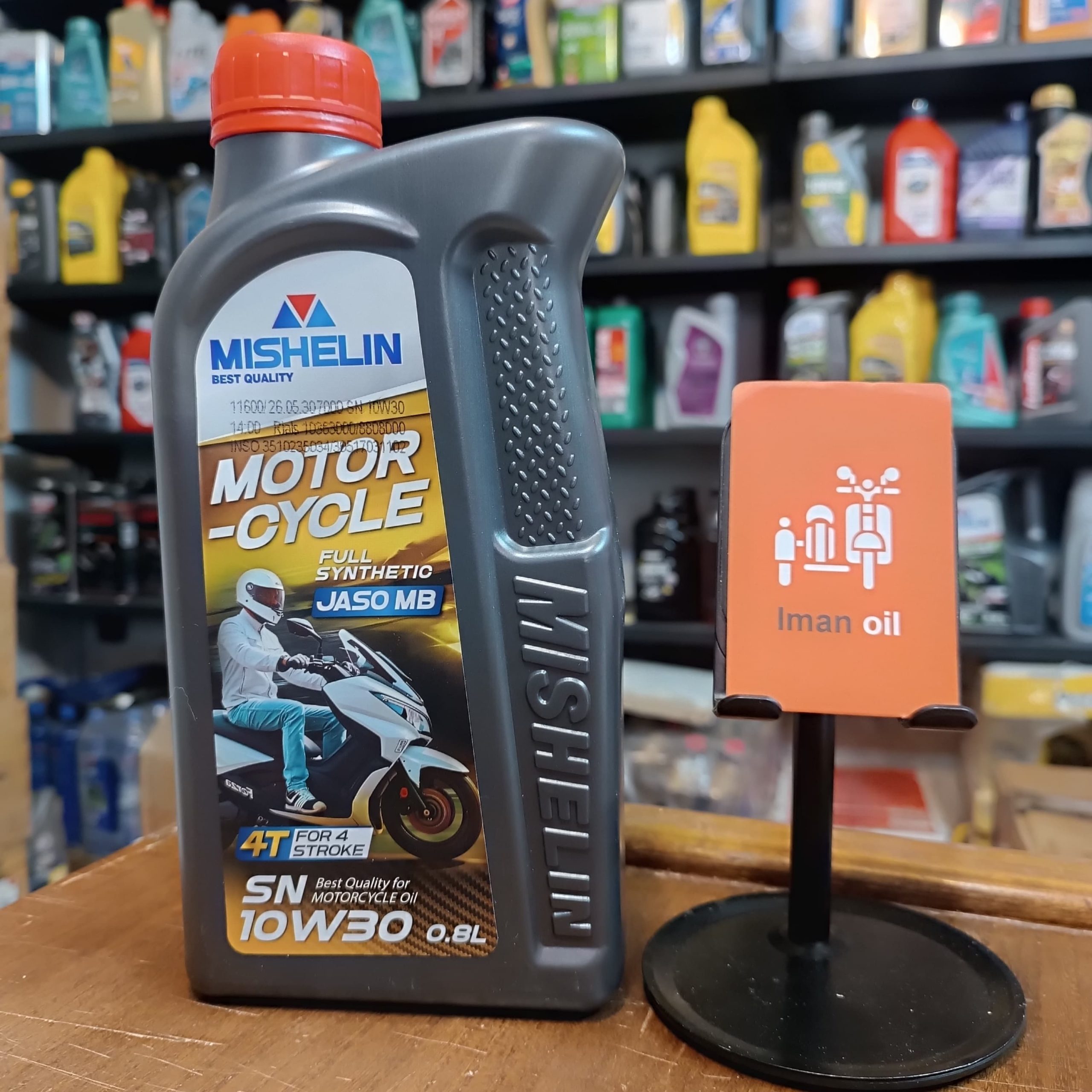 روغن موتورسیکلت میشلن MISHELIN 10W30 0.8L MB Full Syn پس کرایه