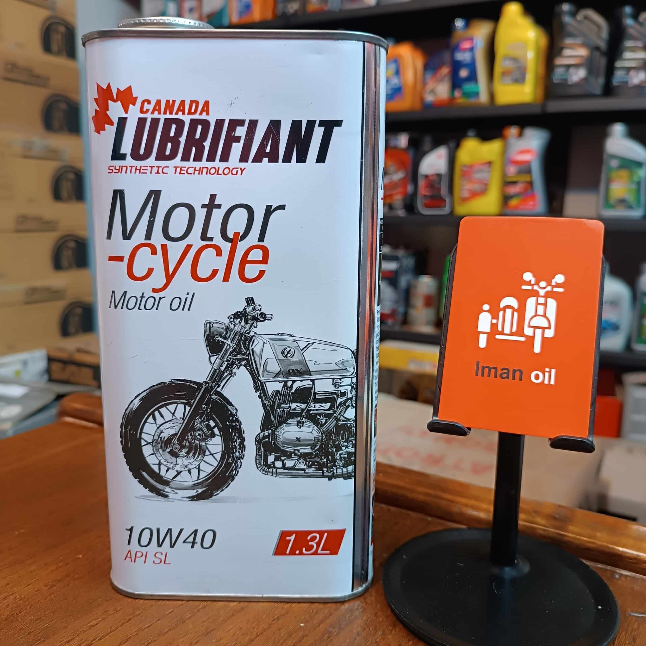 روغن موتورسیکلت کانادا لوبریفینت CANADA LUBRIFIANT 10W40 SL 1.3L MA2 Semi Syn پس کرایه