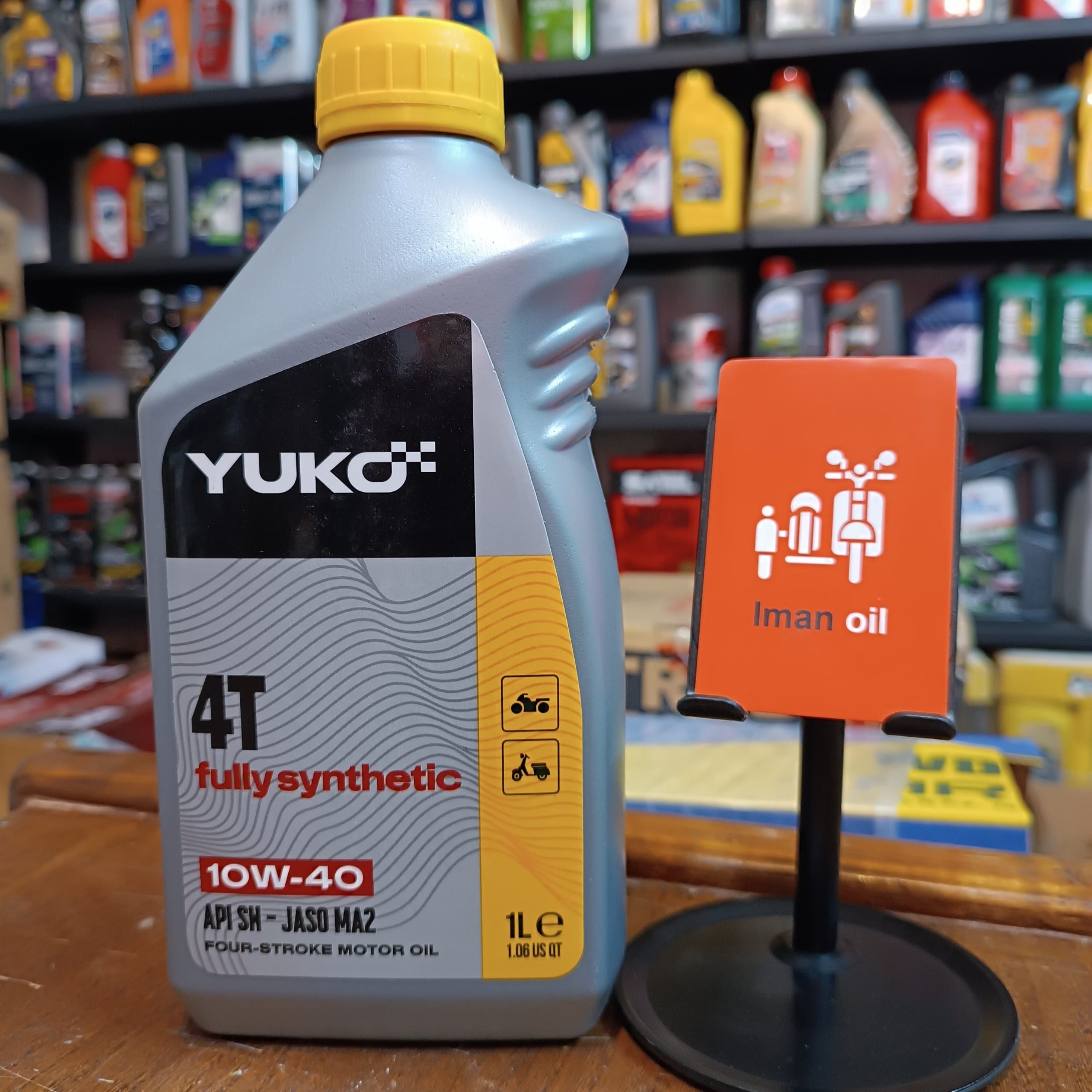روغن موتورسیکلت یوکو YUKO 10W40 SN 1L MA2 Full Syn پس کرایه
