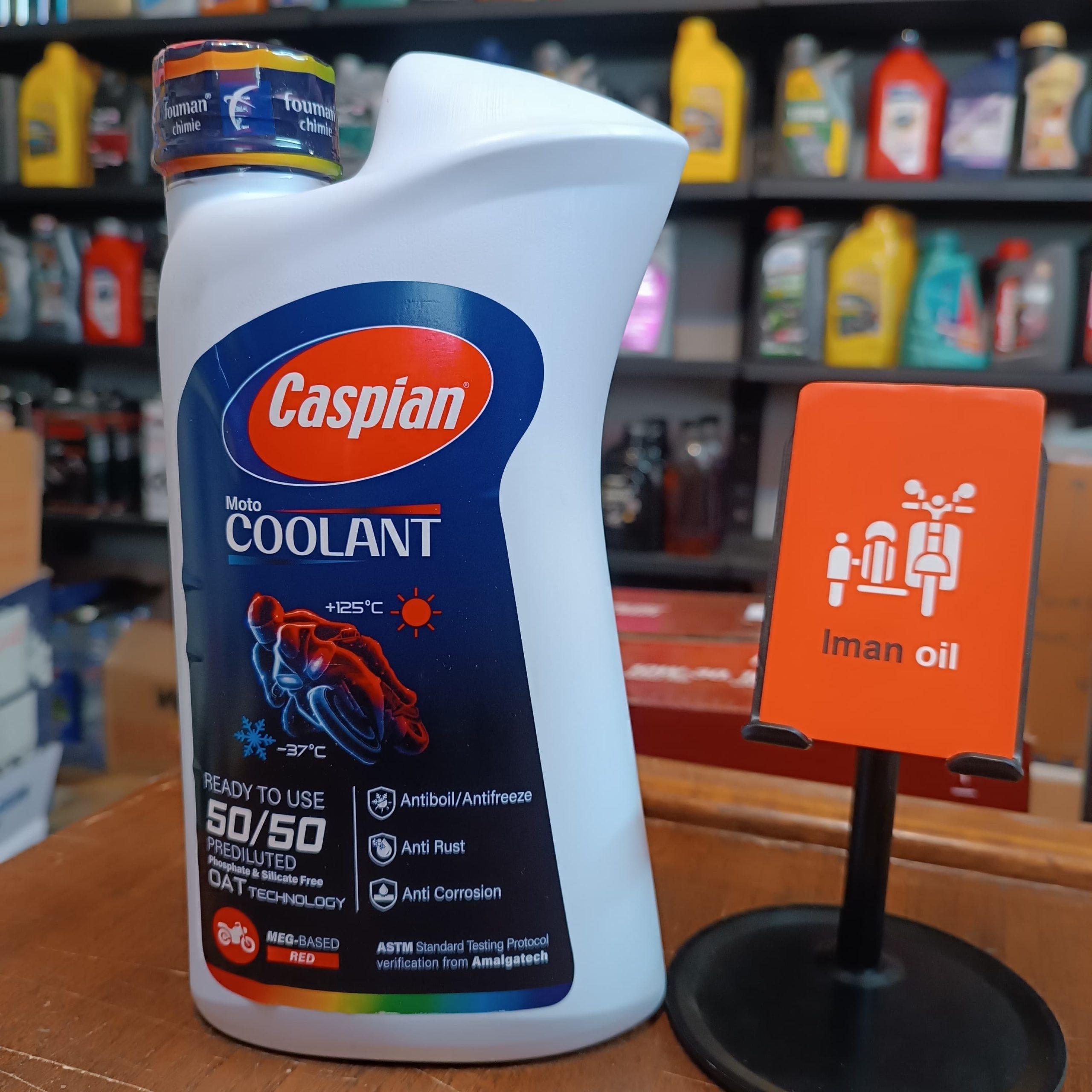 مایع رادیات رقیق (کولانت) قرمز کاسپین CASPIAN COOLANT پس کرایه