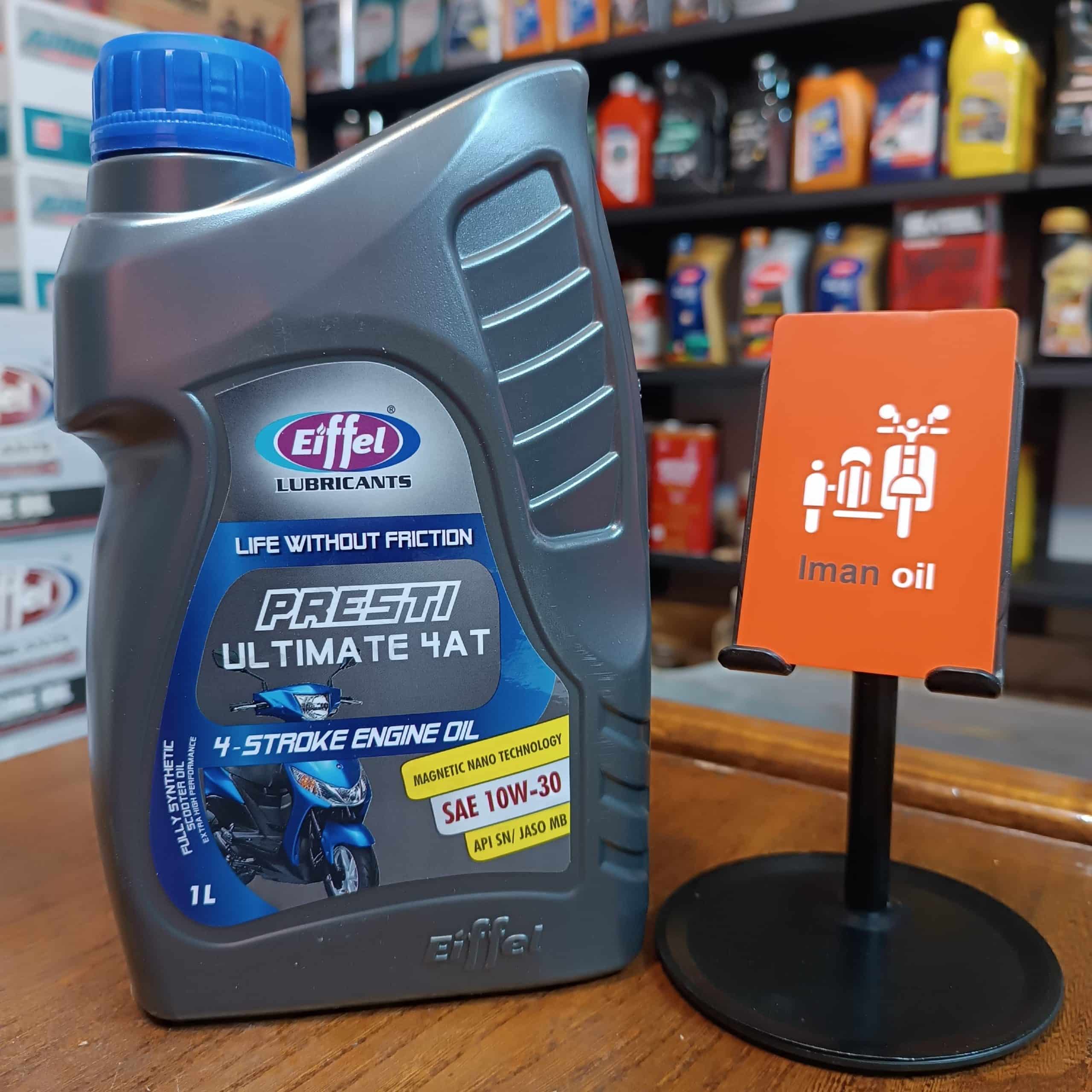 روغن موتورسیکلت ایفل Eiffel 10W30 SN 1L MB Full Syn پس کرایه