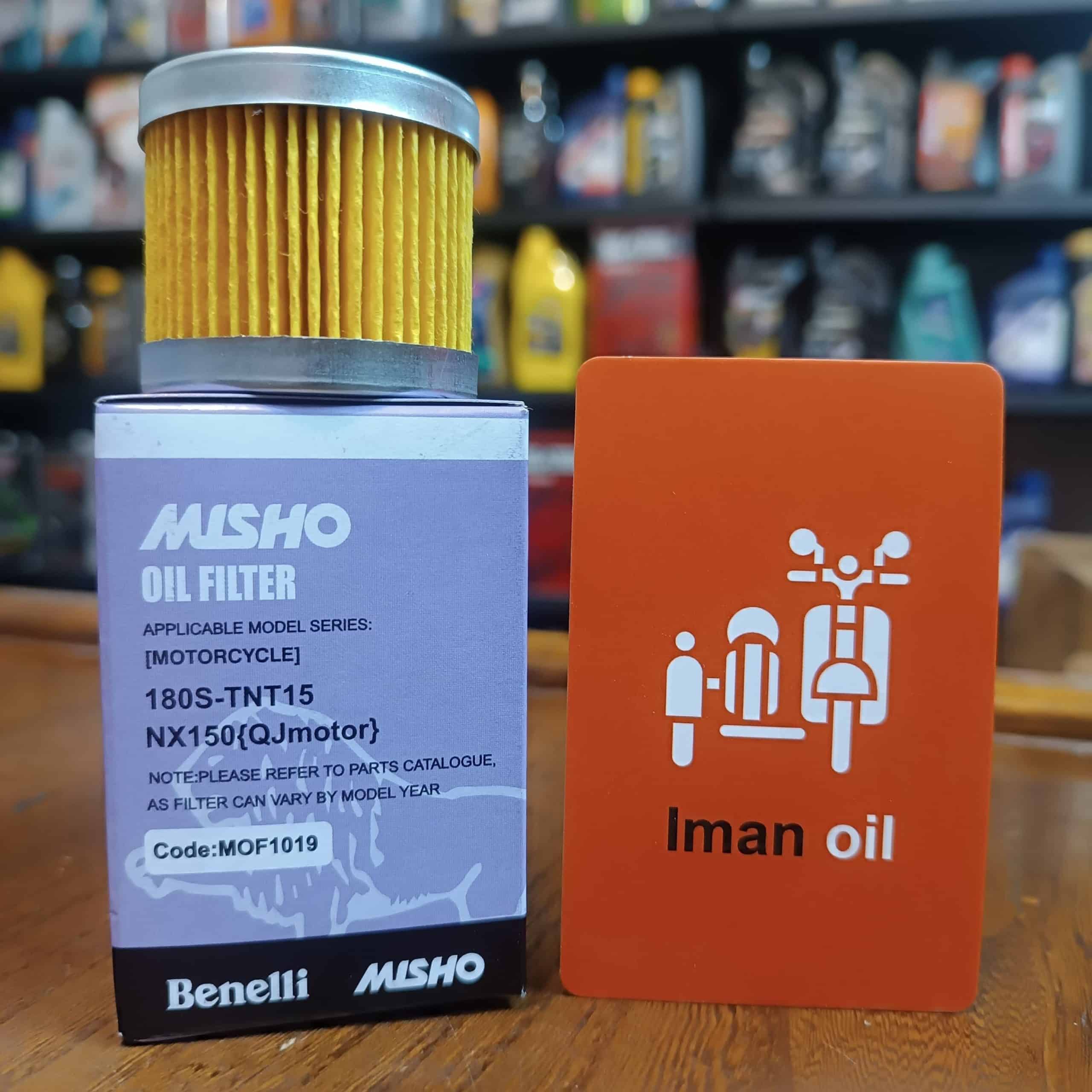 فیلترروغن بنلی میشو Benelli TNT15 , 180S / QJ motor NX150 OIL FILTER پس کرایه