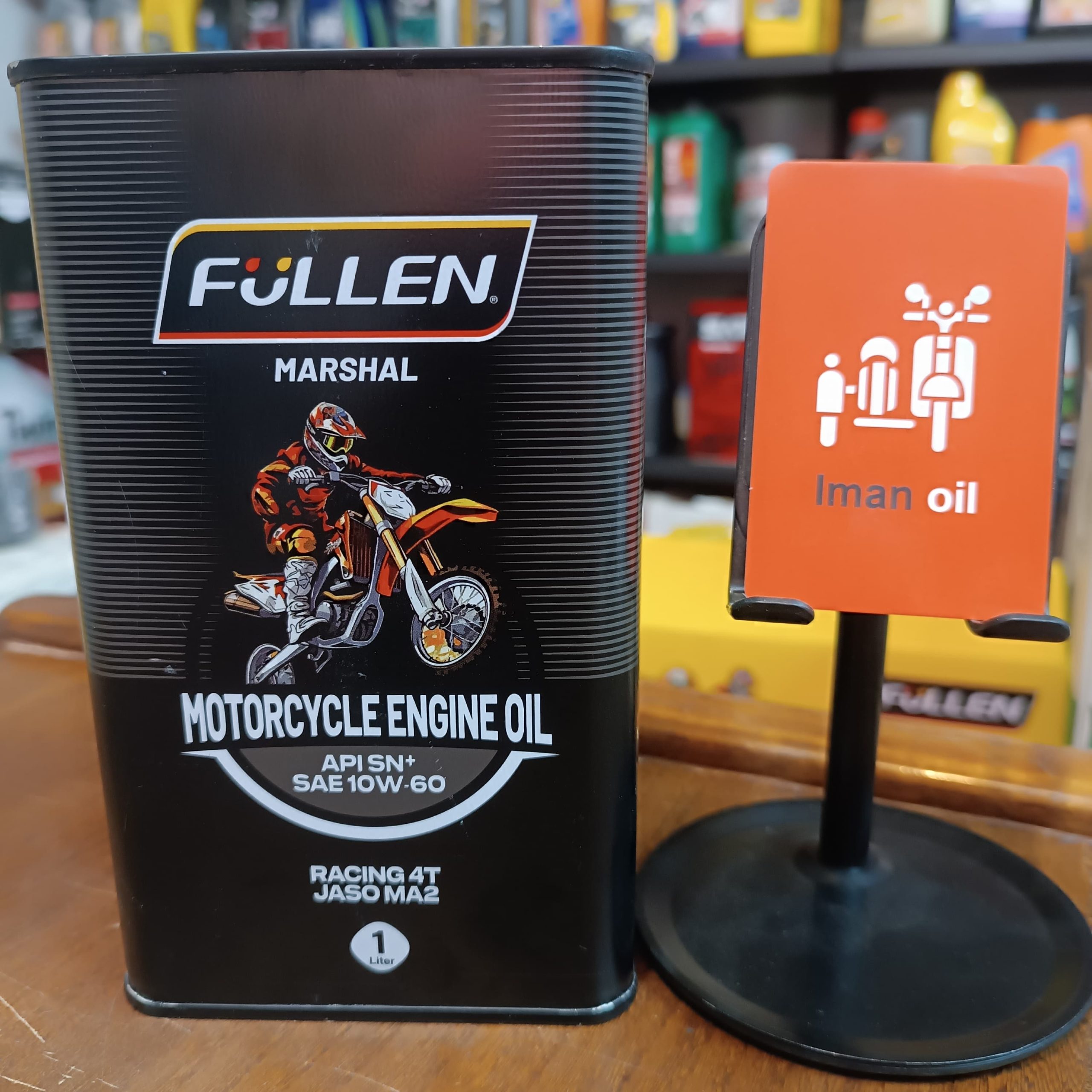 روغن موتورسیکلت فولن FULLEN 10W60 SN+ 1L MA2 Full Syn پس کرایه