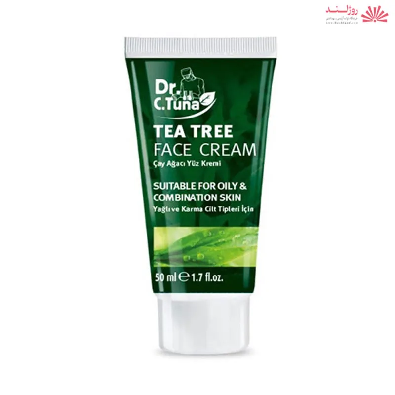 کرم آبرسان درخت چای سبز Tea Tree فارماسی Dr.C.Tuna حجم 50 میل