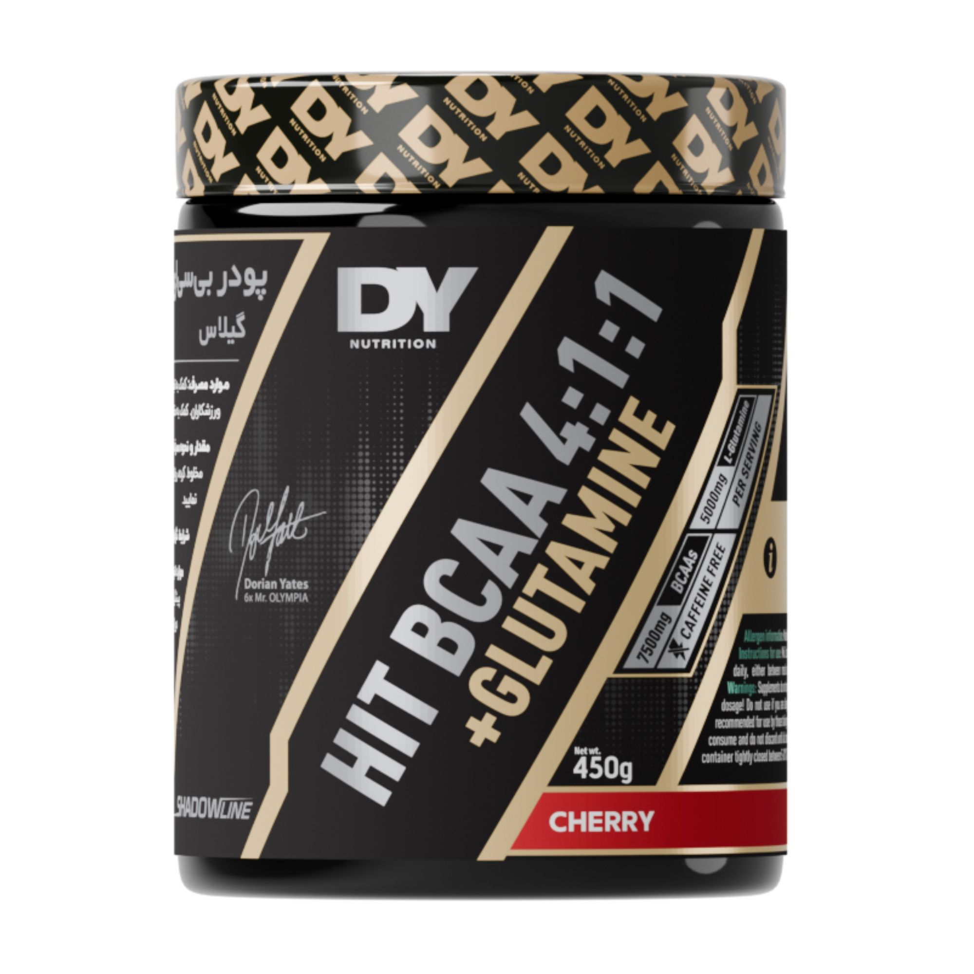 پودر هیت بی سی ای ای 1.1.4 + گلوتامین دی وای نوتریشن گیلاس 450گرمجدید