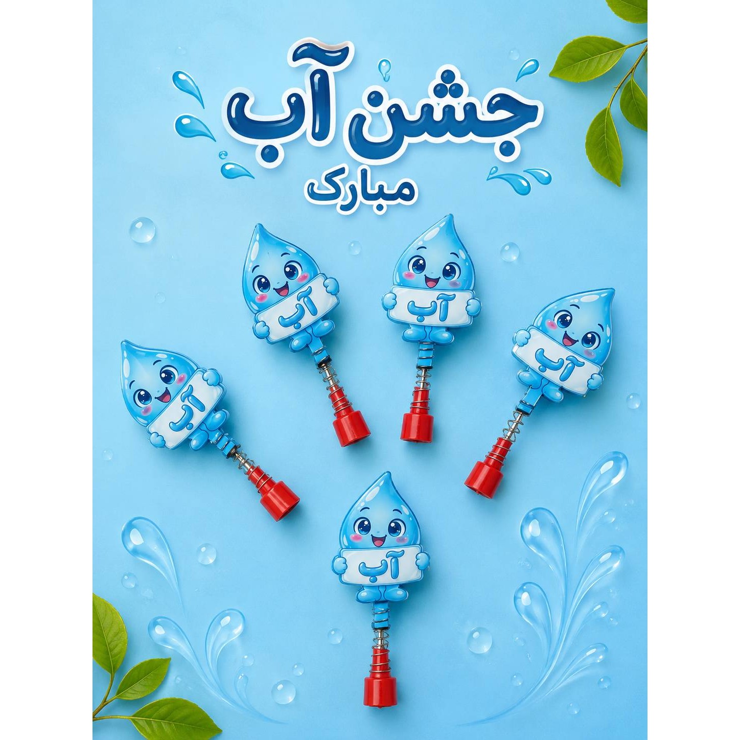 سرمدادی چوبی جشن آب گیفت جشن آب نشانگر حرف آ لوازم تحریر کلاسیک