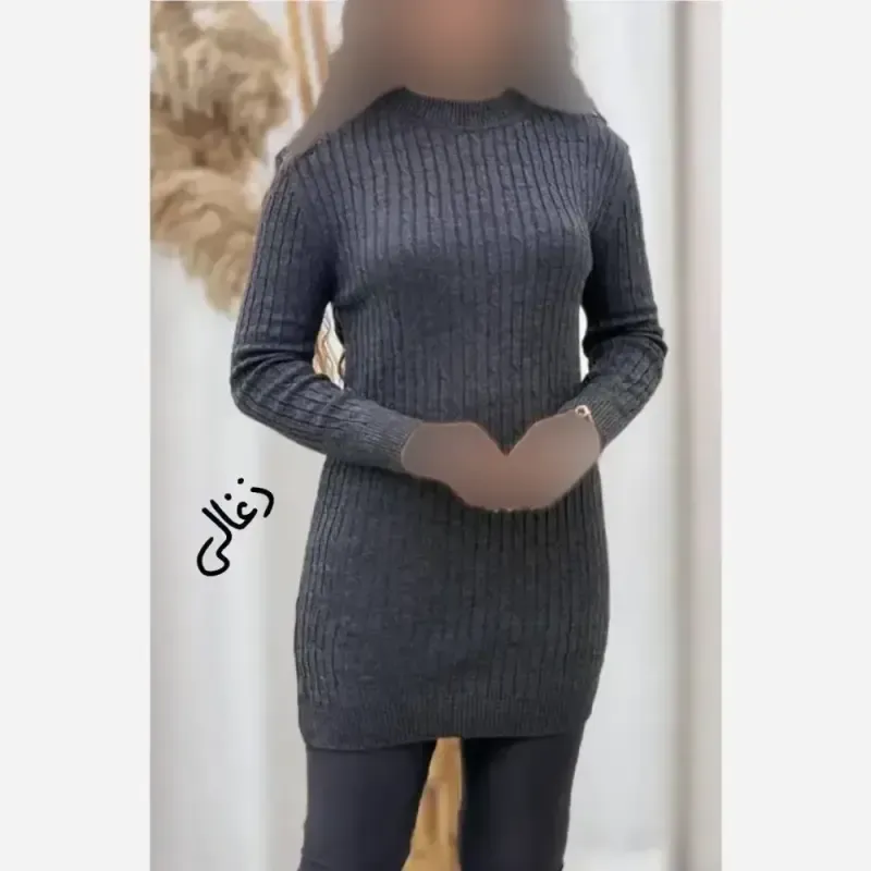 تونیک بافت زنانه ماهلین گپ الیاف آکریلیک ترک فری سایزجدید