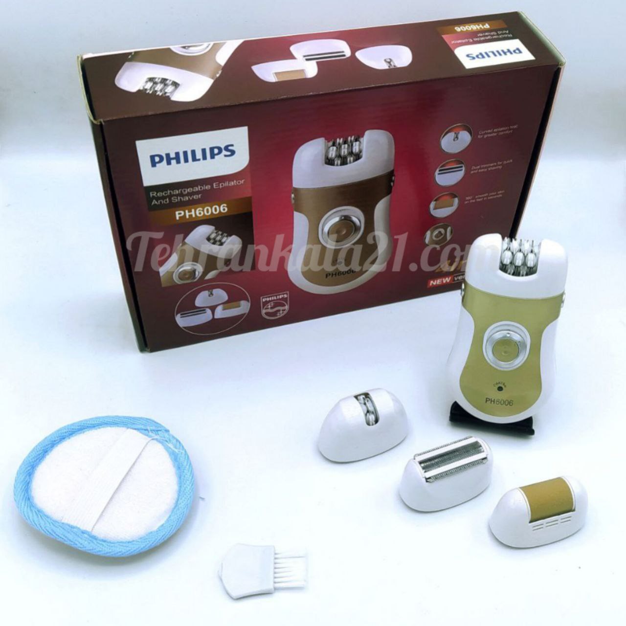اپیلاتور 4 کاره و ضد حساسیت فیلیپس مدل PH-6006جدید