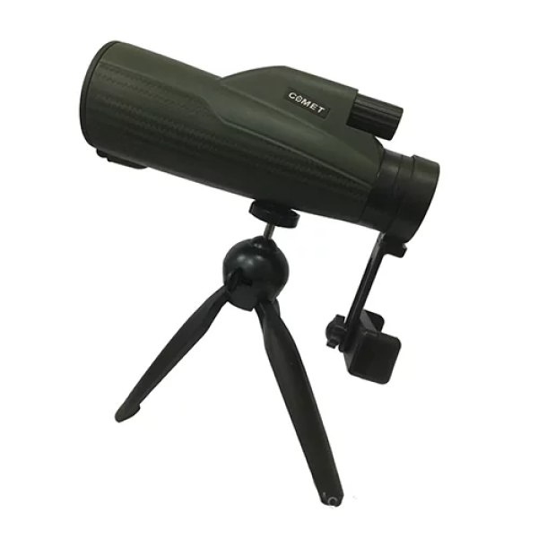 دوربین تکچشمی کامت با سهپایه و هولدر موبایل مدل COMET 10x50جدید
