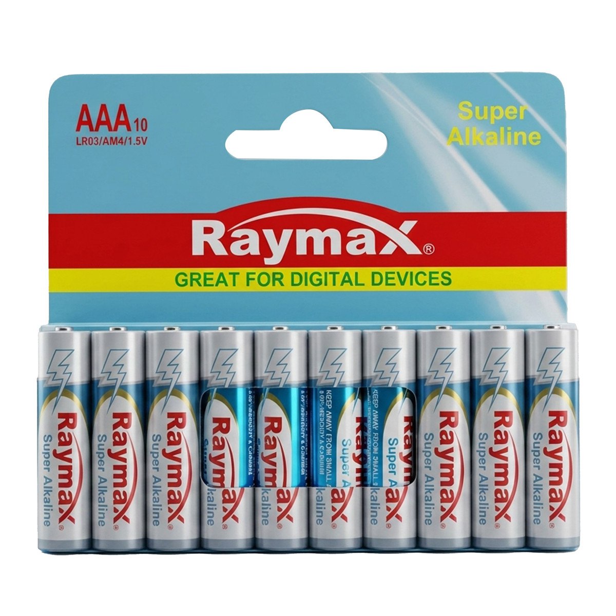 باتری نیم قلمی رایمکس مدل Super Alkaline بسته 10 عددیجدید