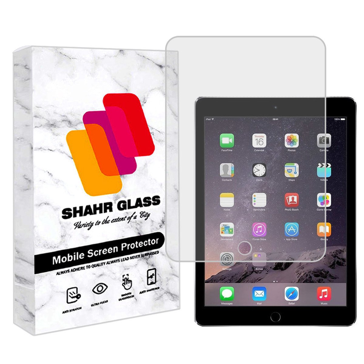 محافظ صفحه نمایش شهر گلس مدل TS2SHA مناسب برای تبلت اپل iPad 2 Wi-Fiجدید