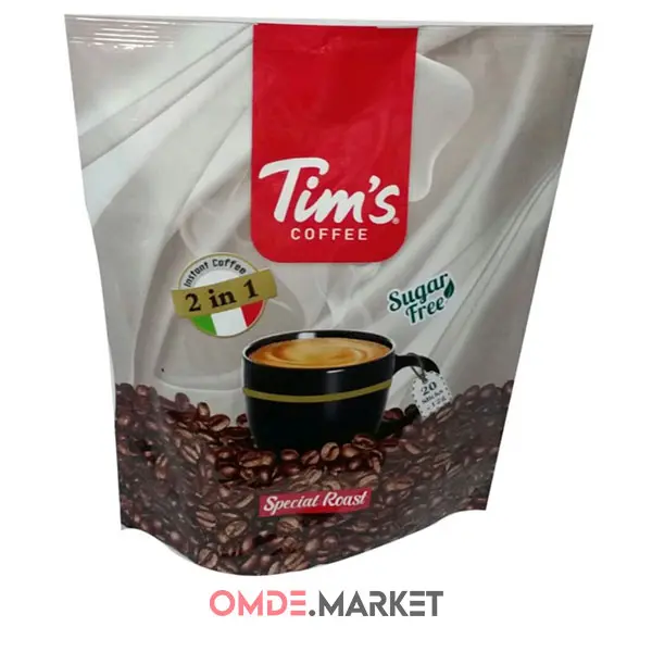 کافی میکس Tim's تیمز 2 در1 رژیمی 20 عددی