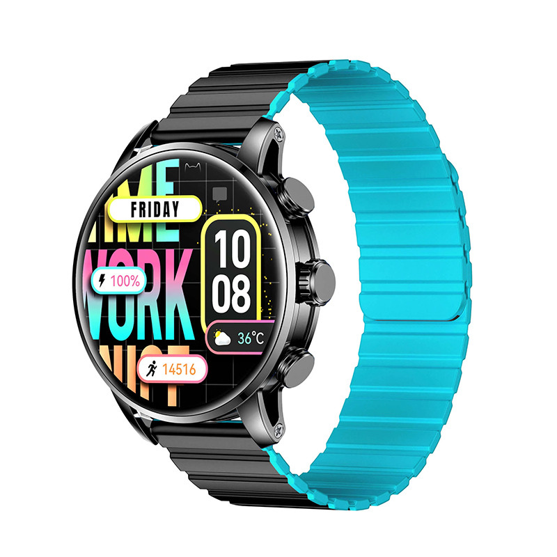 ساعت هوشمند 46 میلیمتری کیسلکت مدل Smart Calling Watch Kr2 Ltd با بند سیلیکونیجدید