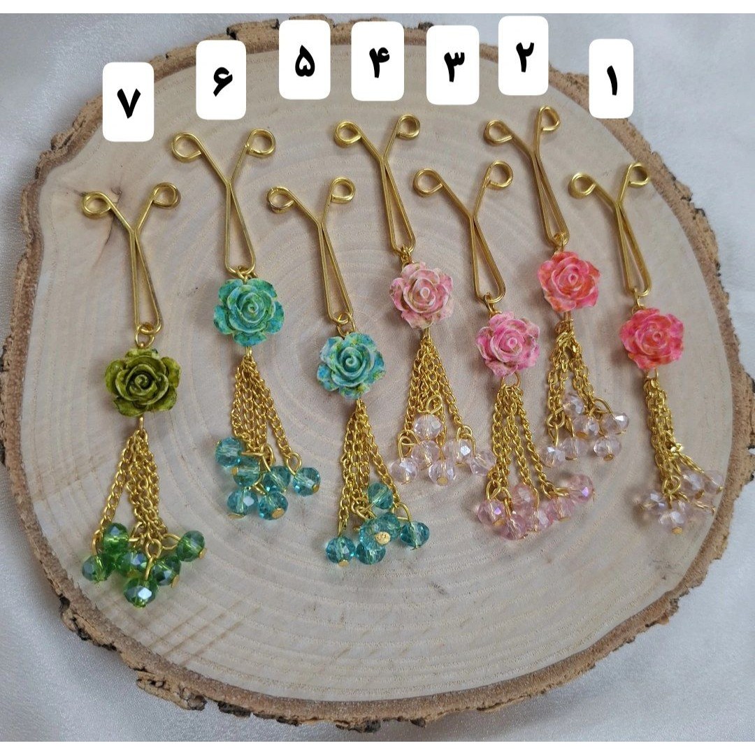 گیره روسری شیک آویزدارجدید