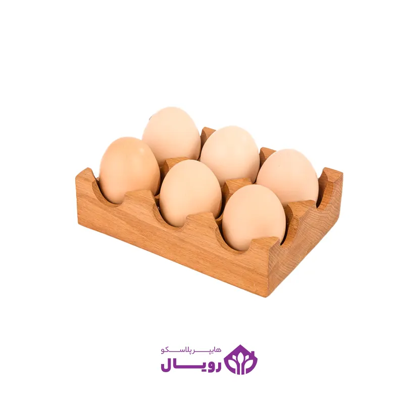 جا تخم مرغی چوبی لیمون کد 217359