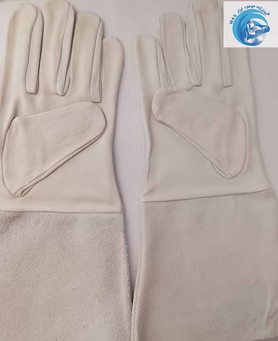 دستکش جوشکاری آرگون بلند (چرم طبیعی)جدید