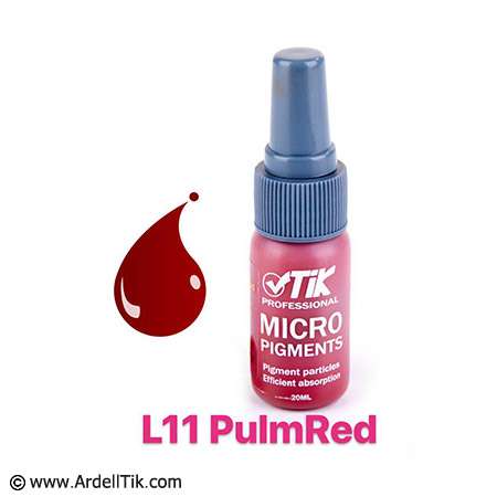 ARDELL رنگ تاتو تیک - پایه آب - PulmRed L11 اورجینال شرکت آردل