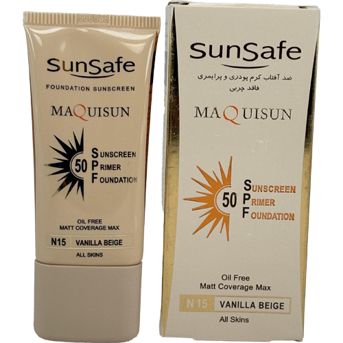 کرم ضدآفتاب پودری و پرایمری سان سیف SPF50 برای انواع پوست N15