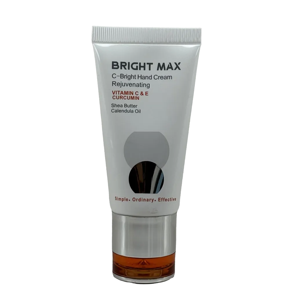 کرم جوان کننده دست و ناخن Bright Max ویتامین سی و شی باتر | محافظت و بازسازی | حجم 50 میلیلیتر