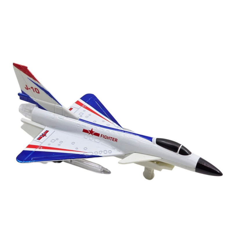 ماکت هواپیما مدل جت جنگنده موزیکال چراغدار J-10 FIGHTER کد NAAB001جدید