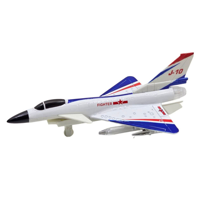 ماکت هواپیما مدل جت جنگنده موزیکال چراغدار J-10 FIGHTER کد NAAB001جدید