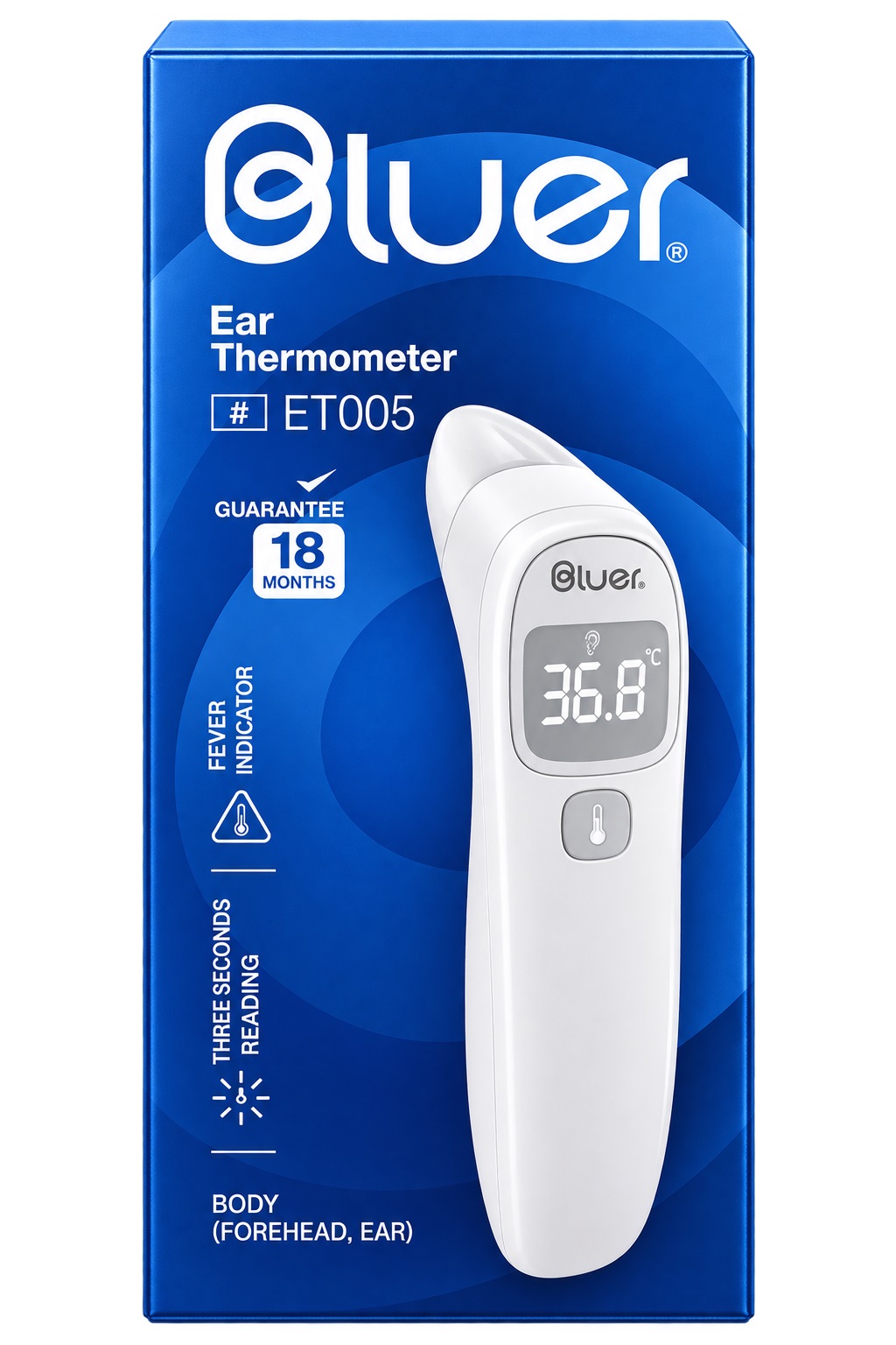 تب سنج دیجیتال و دماسنج ET005 بلوئر bluer