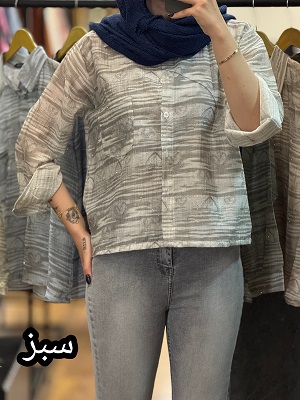 شومیز شیشه ای نگینی-1142