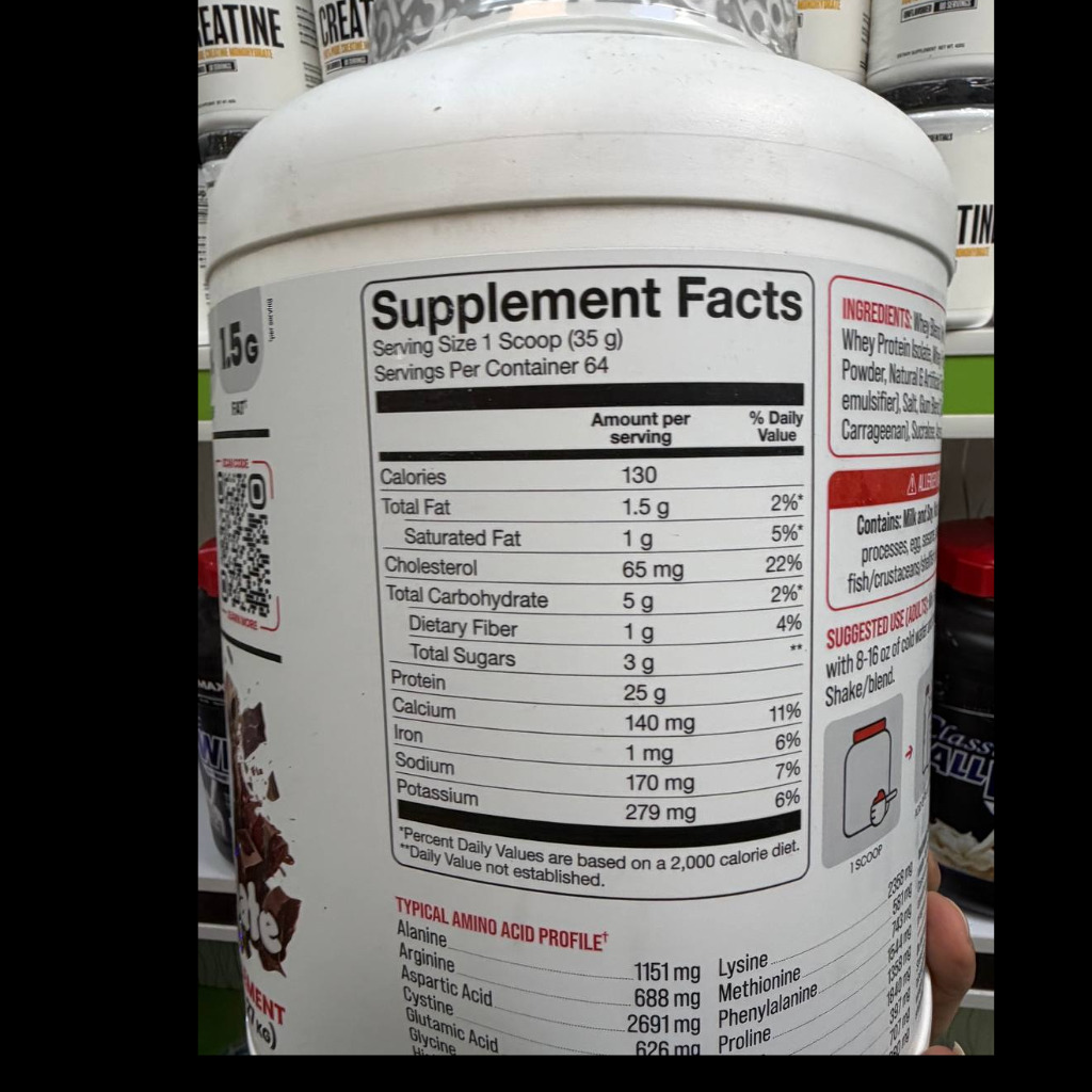 پودر پروتئین وی ترکیبی بیسیک ساپلمنتس 2.27 کیلوگرم Basic Supplements Whey Protein 2270gجدید