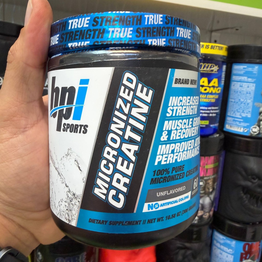پودر کراتین مونوهیدرات میکرونایز بی پی آی اسپورت 300 گرم (60 سروینگ) BPI Sports Micronized Creatine 300gجدید