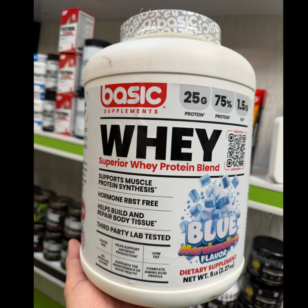 پودر پروتئین وی ترکیبی بیسیک ساپلمنتس 2.27 کیلوگرم Basic Supplements Whey Protein 2270gجدید