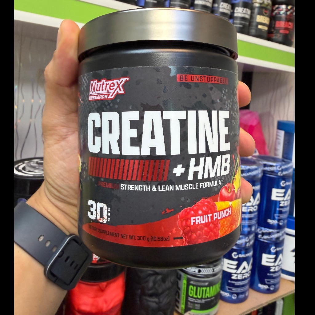پودر کراتین پلاس اچ ام بی (Creatine HMB) ناترکس 300 گرم Nutrex Creatine HMB 300gجدید