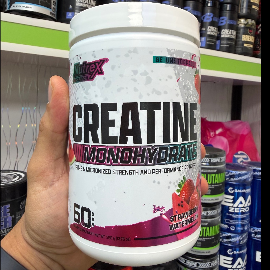 پودر کراتین مونوهیدرات طعمدار ناترکس 390 گرم (60 سروینگ) Nutrex Creatine Monohydrate 390gجدید