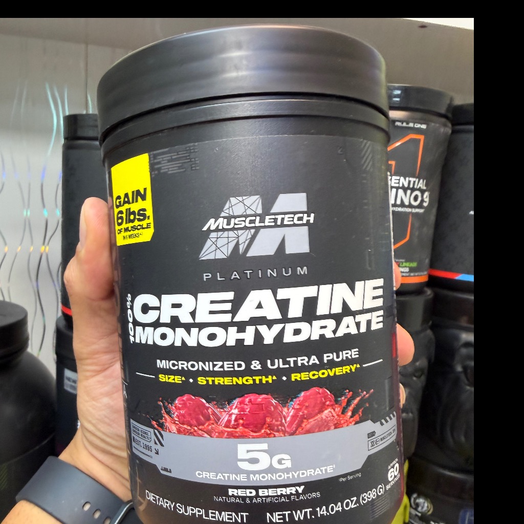پودر کراتین پلاتینیوم ماسل تک مونوهیدرات میکرونایز MuscleTech Platinum 100 Creatine Monohydrateجدید