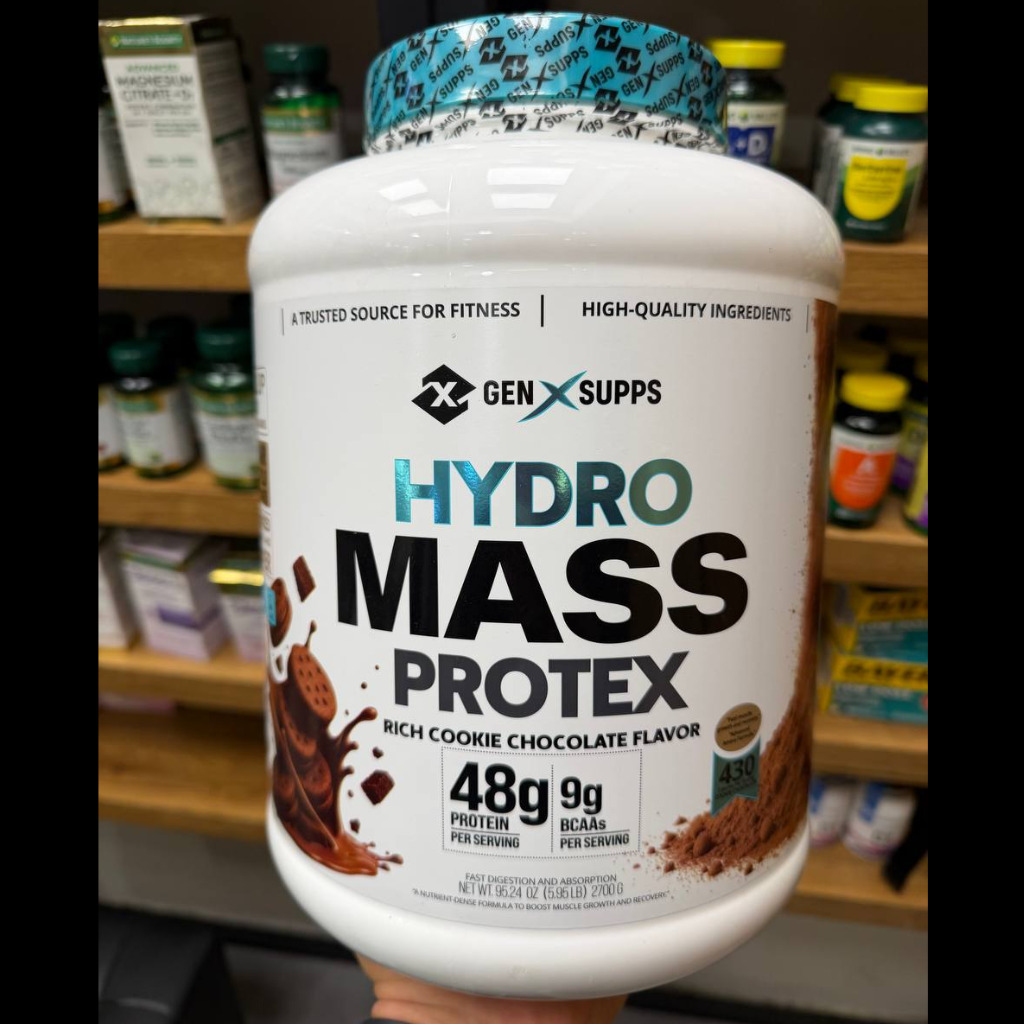 پودر گینر هیدرو مس پروتکس جنایکس ساپس 2.7 کیلوگرم Gen-X Supps Hydro Mass Protex 2700gجدید